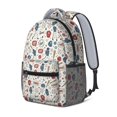 thumbnail image 2 of Baseball Players and Speech Bubbles Backpack for School, Cute School Bag with Adjustable Shoulder Straps and Padded Back, 15.3"x11"x6.7", 2 of 5