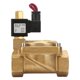 thumbnail image 1 of Válvula solenoide eléctrica de latón normalmente abierta G1-1/4 para aire de agua 0-1.6Mpa 232psi(DC24V), 1 of 10