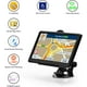 GPS de Navigation pour Voiture,. 2020 Dernière Version 7" Écran Tactile 8GB Voix Réelle Parlée Tour par Tour Système de Navigation Rappelant pour le Conducteur de Camion, Véhicule GPS Navigateur Satellite – image 2 sur 5