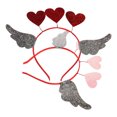 thumbnail image 4 of HEATSHAKING Valentine Headband Costume Assorted Color PET 2Pcs 9.4X7.1X0.2In, 4 of 11