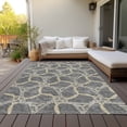 thumbnail image 6 of Addison Rugs Chantille Indoor/Outdoor Transitional Geometric Charcoal Washable Rectangle Rug, 2'6" x 3'10", 6 of 6