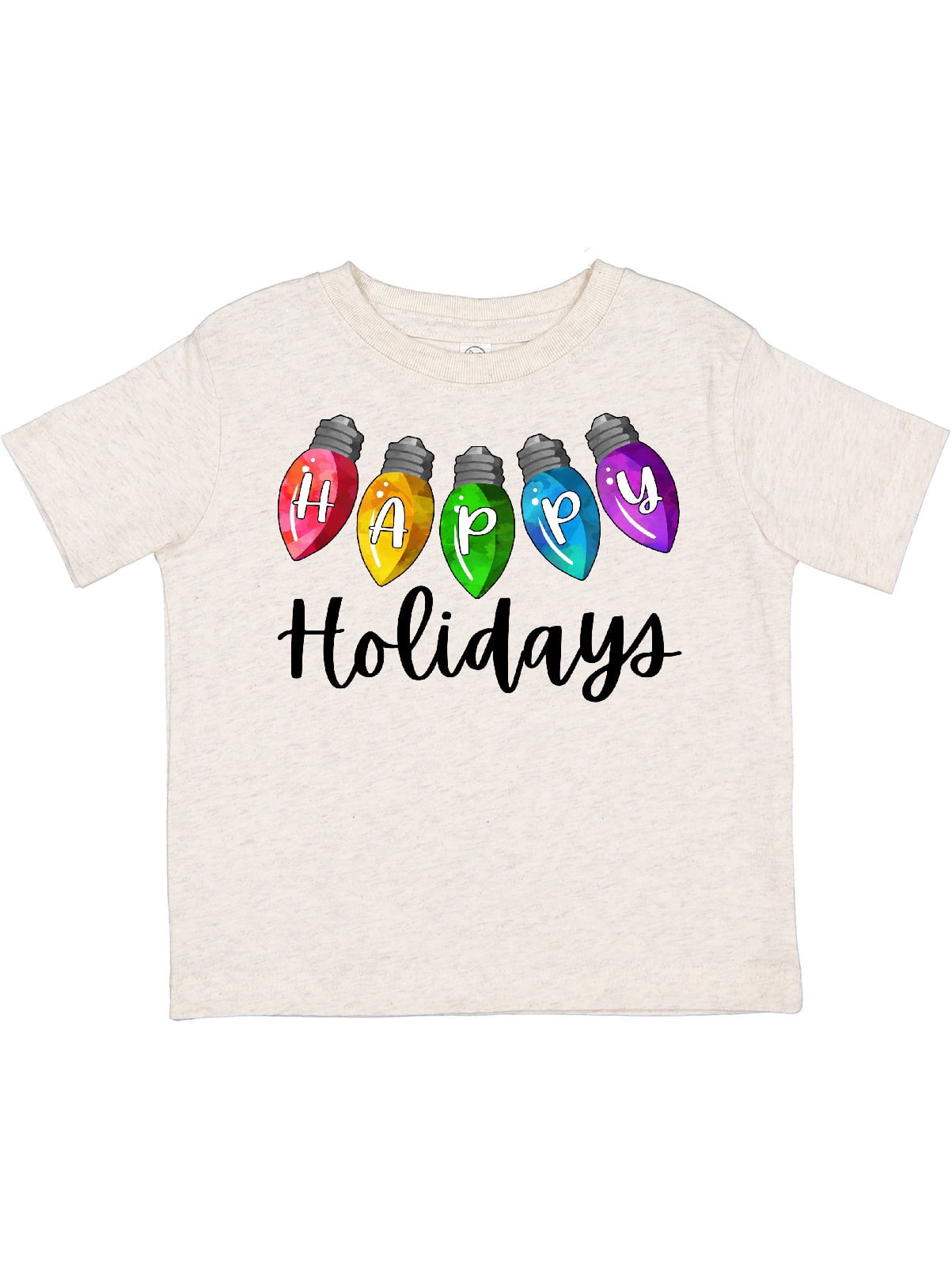 Joshua tree mug company : rss all products feed INKtastic - Inktastic Happy Holidays Rainbow Christmas Lights Toddler Short Sleeve T-Shirt