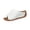 White, variant on ShiShine Women's Peep Toe Wedge Slide Sandals Slip On Comfortable Casual Summer Beach Shoes