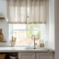 thumbnail image 2 of Natural Linen Curtains Long for Living Room Bedroom Groet Top Light Filtering Privacy Linen Textu Window Semi Sheer Drapes Panels x Natural, 2 of 9