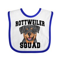Inktastic Dog Rottweiler Squad Boys or Girls Baby Bib