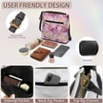 thumbnail image 6 of ZUXONGSY Galaxy Axolotl Mermaid Scale Print PU Crossbody Bags for Women Fashion Crossbody Handbag Messenger Bag Large Sling Hobo Bag with Zipper Pocket for Working Business, 6 of 7