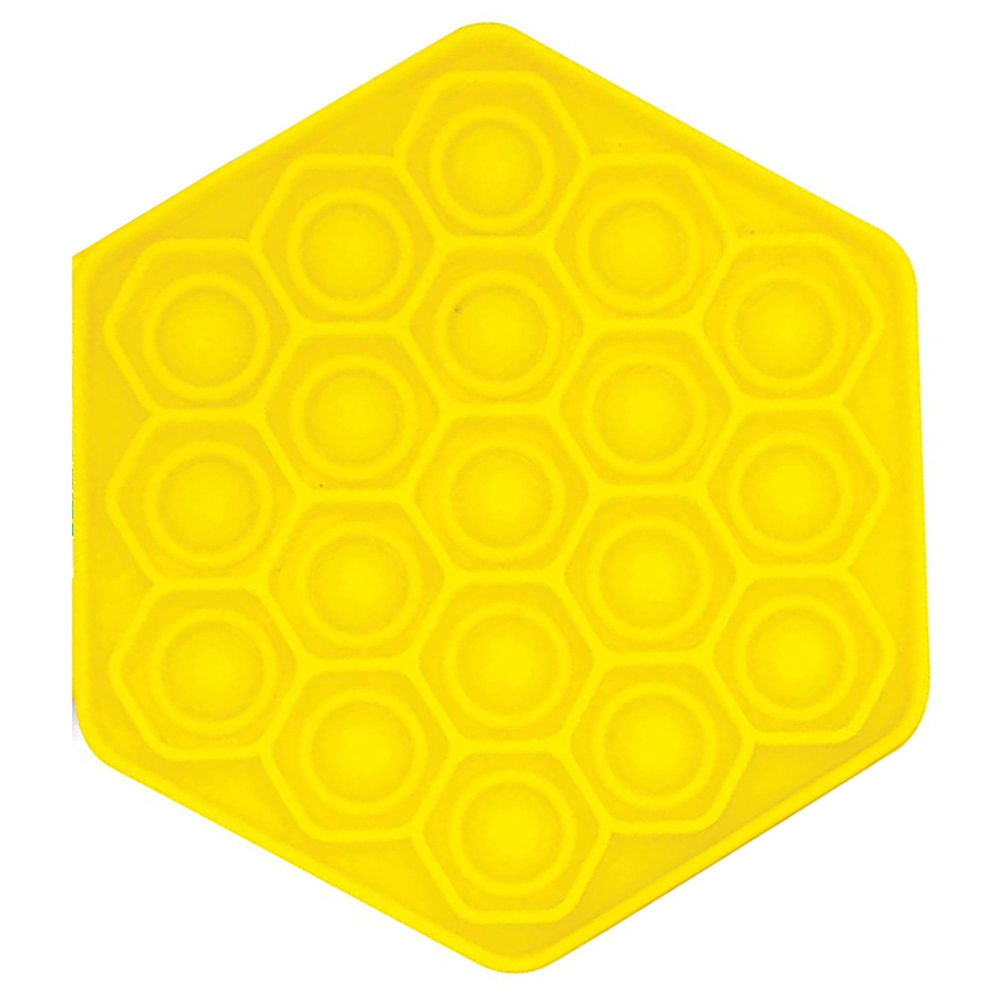 Go Pop! Hexo: Yellow - The Original Popping Game, 3IN1: Fidget Toy, Solo, 2 Player - Ages 5+, 1-2 Players