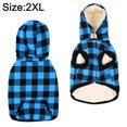 thumbnail image 2 of xxl Gorro extraíble, ropa gruesa para perros, otoño e invierno, suéter para mascotas de tartán S, 2 of 5