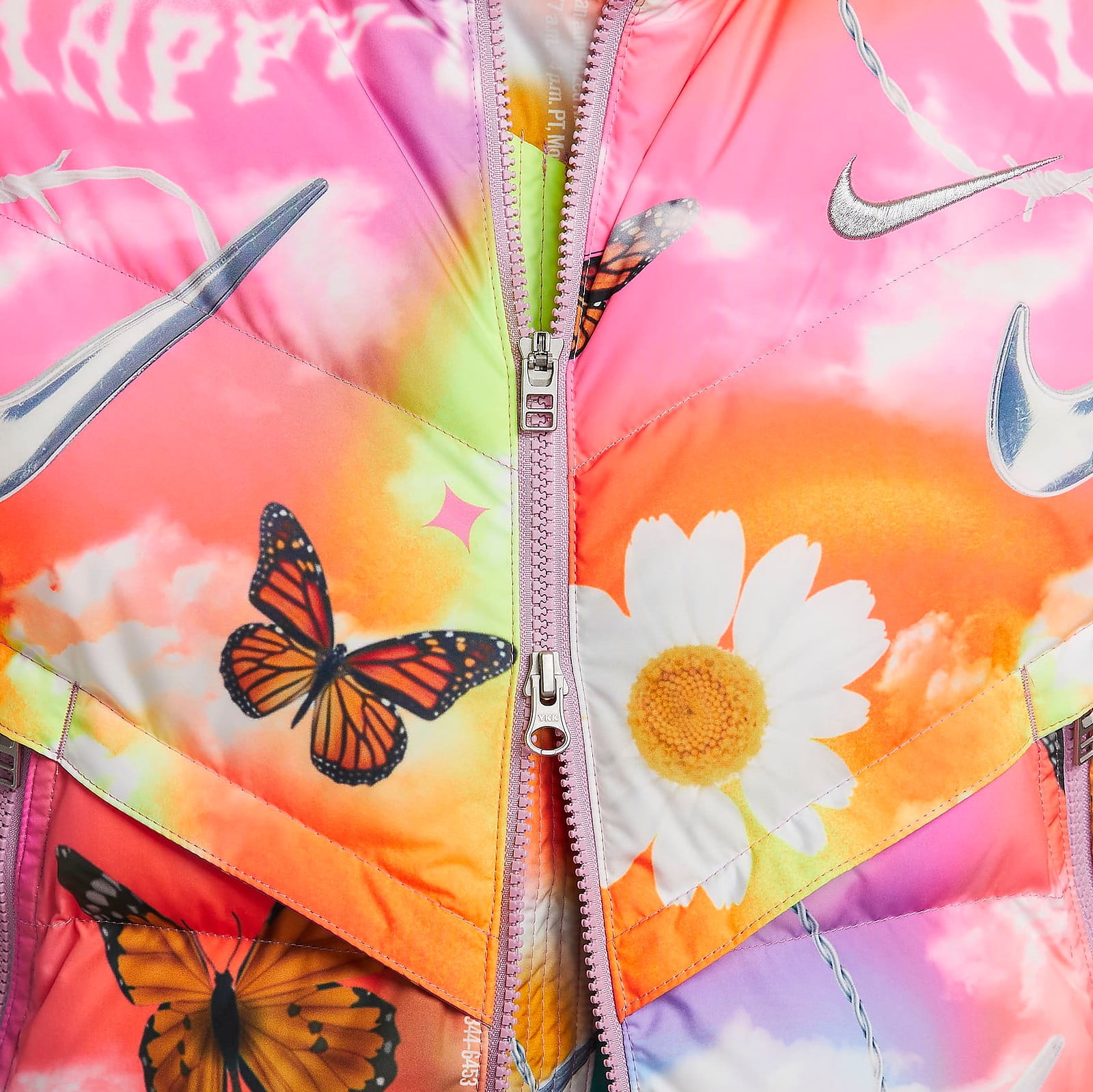 nike floral parka