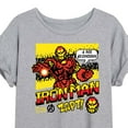 thumbnail image 3 of Marvel Iron Man - 8 Bit Pixelated - Women's Oversized Graphic T-Shirt, 3 of 5