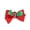 Green Layer, Candy Cane, variant on Motique Accessories Hair Bow Printed Christmas Bow with Silicone Charm, Perfect for All Teens-Tree
