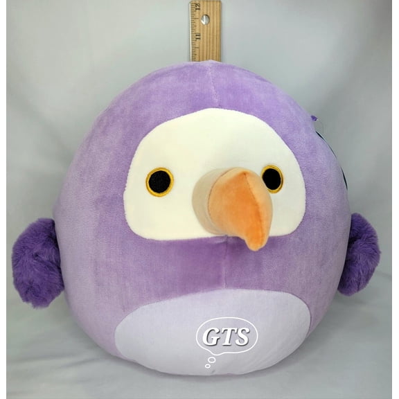 Squishmallow 11" Neha Dodo Bird Soft Purple Pre Historic Bird Plush