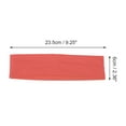 thumbnail image 4 of Cinta elástica de diseño ergonómico Unique Bargains para deportes color coral naranja 1 pieza, 4 of 6