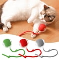 thumbnail image 2 of Pelota de juguete automática para mascotas con cuerda: pelota saltarina recargable para gatos y perros. Materiales seguros. Estimula el instinto natural de caza. Entretenimiento continuo durante, 2 of 6