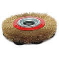 thumbnail image 3 of Yeacher 6 Inch Wire Wheel Brush Stainless Steel for Bench Grinder Polishing Deburring Rust & Paint Removal, 3 of 8