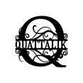 thumbnail image 2 of Black Iron Wall Decor Letters - Custom Family Name Sign for Indoor & Outdoor Home Decor, 2 of 6