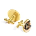 thumbnail image 3 of Cat Stylish Men's Cufflink Set for Formal Attire, Made of Stainless Steel, for Business Meetings and Events, 3 of 6