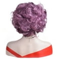 thumbnail image 3 of BERON Purple Short Wigs Women Girls Curly Bob Hair Wig Synthetic Body Bob Wigs, 3 of 4