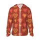 thumbnail image 1 of Balery Flower Hearts Sudadera ligera de manga larga con capucha y protección solar UPF 50+ para hombre y mujer, ideal para pesca y running-Small, 1 of 7