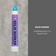 thumbnail image 2 of Marcador de pintura Sakura Solid Marker azul impermeable, 2 of 7