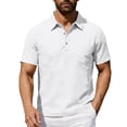 thumbnail image 2 of Men's Big and Tall Short Sleeve Casual Button Shirt Casual, 2 of 8