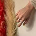 thumbnail image 4 of Wave Chunky Ring Band, 4 of 8