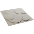 thumbnail image 6 of Ekena Millwork 19 5/8"W x 19 5/8"H Finley EnduraWall Decorative 3D Wall Panel, UltraCover Satin Blossom White (Covers 2.67 Sq. Ft.), 6 of 6