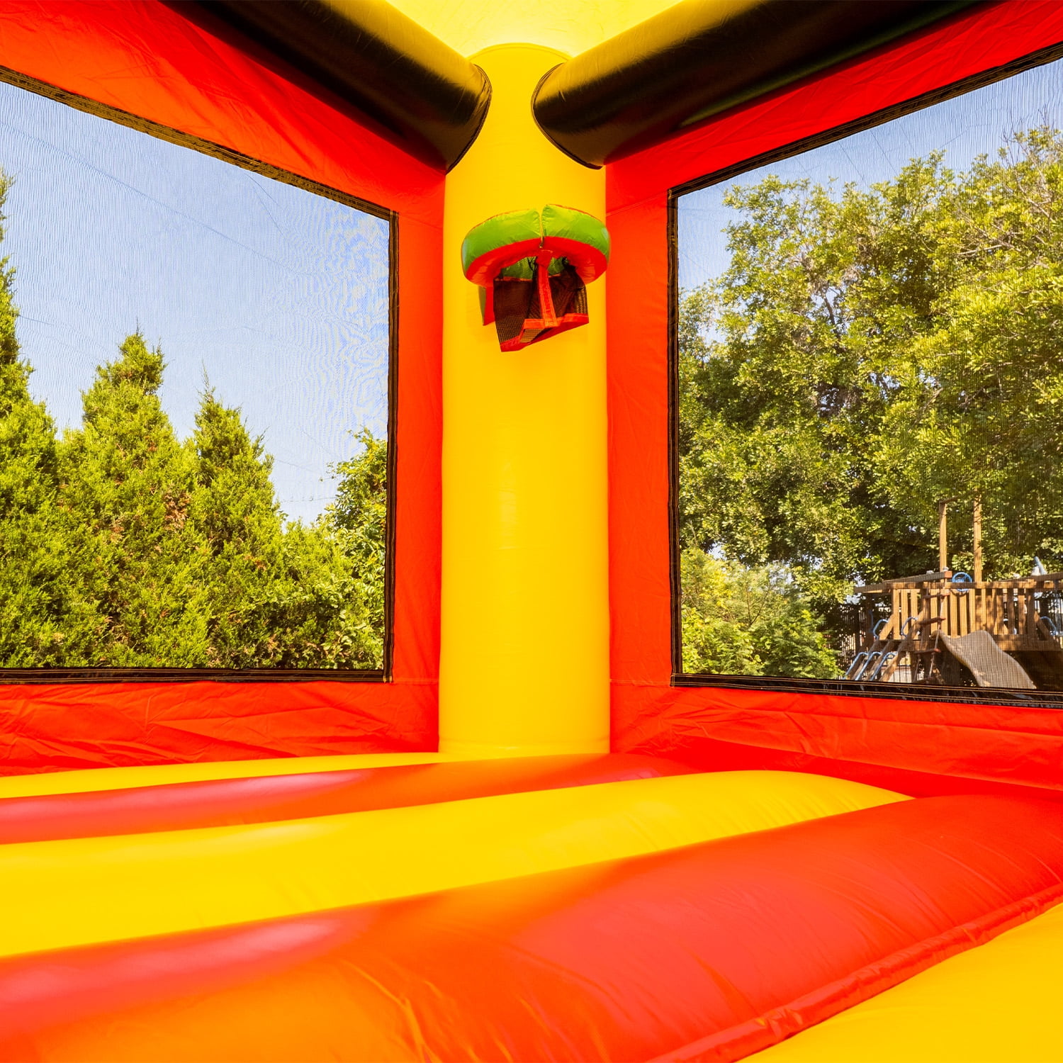 JumpOrange Ninja Bounce House Water Slide for Kids and Adults (with Blower)