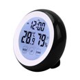 thumbnail image 1 of Touch screen alarm clock, round seat clock, electronic hygrometer clock, 1 of 7