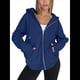 thumbnail image 3 of Sudaderas con Capucha y Cremallera para Mujer, Sudaderas Extragrandes, Conjuntos de Moda Escolar para Otoño, Chaquetas Informales, Ropa de Invierno Azul Marino M, 3 of 9