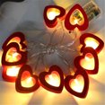 thumbnail image 4 of Valentines Day Decor Valentine's Holiday String 10 1.5 Home Lamp Day Decoration Lights Heart Home, 4 of 8