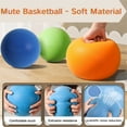 thumbnail image 2 of NOGIS 9.4inch Uncoated High Density Foam Ball - Foam Sports Balls - Soft and Bouncy, Lightweight and Easy to Grasp Foam Silent Balls are Safe（Orange）, 2 of 7
