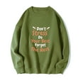 thumbnail image 1 of Chandails à Capuchon de Mode pour Femmes 2023 Mode Femme Imprimé Col Rond Manches Longues Chandails en Molleton Sans Capuche T-Shirt Hauts Amples Blouse 50 % de Rabais Liquidation Costumes Halloween/noël, 1 of 2