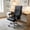 Dark Gray, variant on Nylon Office Chair Headrest Back Cover - Ergonomic Boss Chair Half-Cover Protector Sleeve | Stretchable, Washable Seat Back Protection | Blue, White, Silver, Dark Gray, Gray, Green