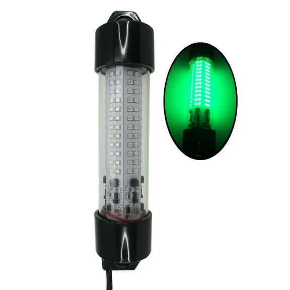 Pactrade Marine Boat LED Green Underwater Submersible Night Fishing Light 8" IP68