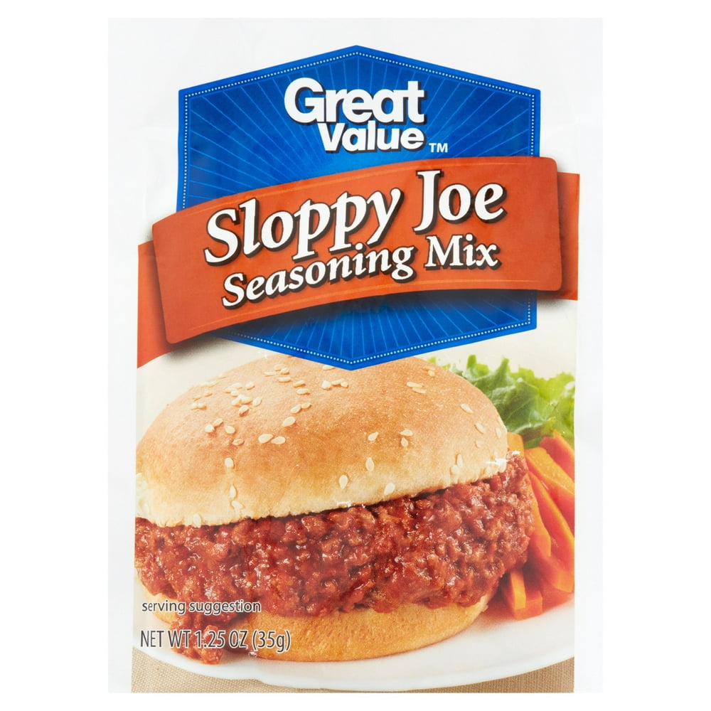 Great Value Sloppy Joe Seasoning Mix, 1.25 oz