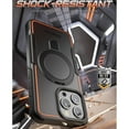 thumbnail image 5 of Poetic Neon MagPro Case for iPhone 15 Pro 5G 6.1 inch,[Compatible with MagSafe] Rugged Cover with Magnetic Ring Stand, Black, 5 of 5