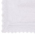 thumbnail image 4 of Home Weavers Opulent Bath Mat 100% Cotton Bathroom Rugs Set, Washable Rug, Soft Cotton Extra Soft and Absorbent bath Rug, Kitchen Mat, Bath Mat Set, Bath Floor Mat Reversible, 17"x24" Rectangle, White, 4 of 9