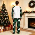 thumbnail image 5 of Christmas Family Matching Pajamas Christmas Pjs Holiday Nightwear Sleepwear Sets Long Sleeve Pjs for Mom Dad Kids Baby,Green Buffalo Plaid Jesus X‑Mas Tree Print, 5 of 5