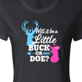 thumbnail image 4 of Inktastic Gender Reveal Will It Be a Little Buck or Doe? Women's T-Shirt, 4 of 5