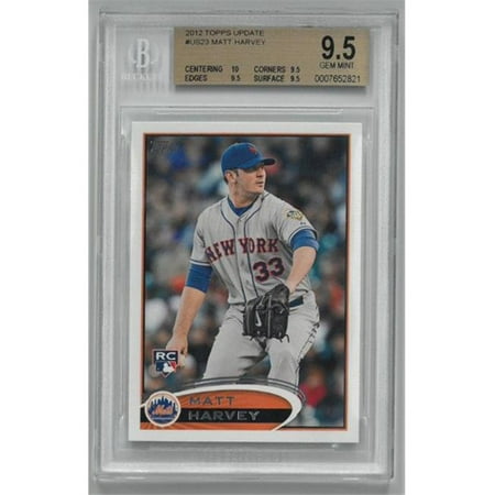 - Athlon Sports CTBL-022106 New York Mets Matt Harvey 2012 Topps Update Baseball Card No.US23- BGS Graded 9.5 Gem Mint
