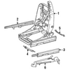 Genuine OE Mercedes-Benz Seat Frame - 129-910-35-20