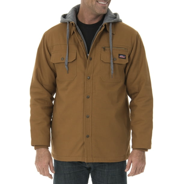 Genuine Dickies Men's Canvas Shirt Jacket - Walmart.com
