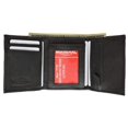 thumbnail image 2 of Genuine Soft Leather Tri-fold ID Coin Credit Card Holder Mens Wallet 536, 2 of 8