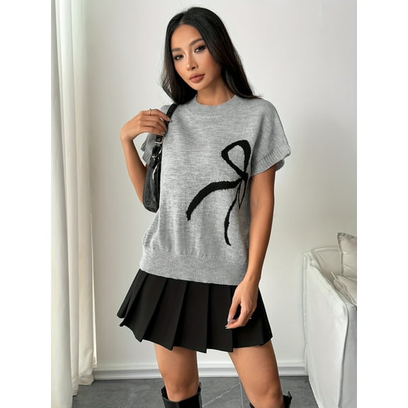 Women's Elegant Butterfly Print Vest