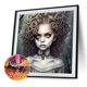 thumbnail image 1 of Cuadros Decorativos Frizzy Horror Girl 5D DIY Kits de pintura de diamantes Full Round Drill Decor (sz2873) Tmvgtek embutido en tela, 1 of 8