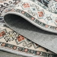 thumbnail image 4 of Washable Hallway Runner Rug - 2x6 Distressed Mats Non-Slip Soft Kitchen Dining Room Floor Carpet (Black,2x6), 4 of 9