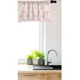 thumbnail image 3 of Ambesonne Cartoon Window Valance, Vertical Stripes Bow Tie, 54" X 12", Pale Pink Rose, 3 of 3