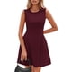 thumbnail image 5 of Vestido PRETTYGARDEN Línea A sin mangas mini burdeos XXL, 5 of 8