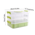 thumbnail image 3 of Taicans 3-Tier Stackable Storage Box,Desktop Organizer with Handle & Latches,Portable Plastic Storage Container for office Supplies Stationery Makeup,Space-Saving Small Parts Organizer for Home, 3 of 6